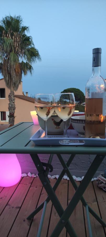 Suite Avec Tropezienne Vue Mer Hyères Kültér fotó
